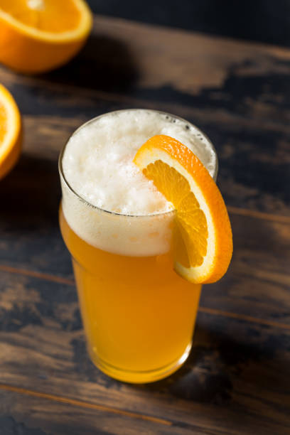 istock Boozy Belgian Orange Wheat Beer 1392781320