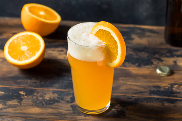 istock Boozy Belgian Orange Wheat Beer 1392781322
