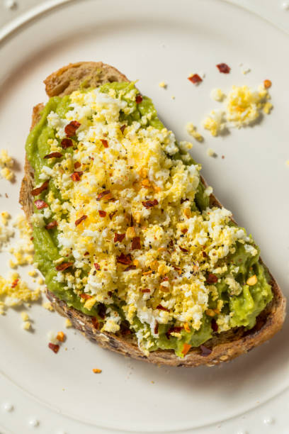 istock Homemade Trendy Grated Egg Toast 1392781552