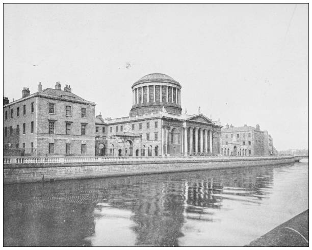 istock Antique photograph of Ireland: Four Courts, Dublin 1392781602