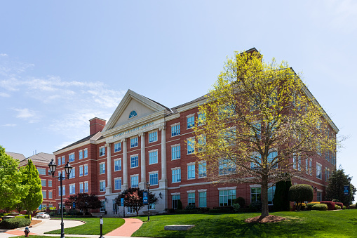 Kannapolis, NC, USA-17 April 2022: UNC Nutrition Research Building, at the North Carolina Research Campus in downtown.