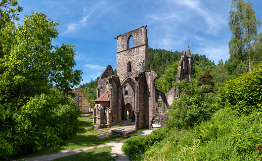 Ruin of Kloster Allerheiligen in the Black Forest, Germany
