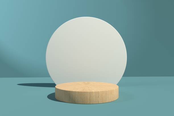 istock Abstract 3D render of a podium 1392812382