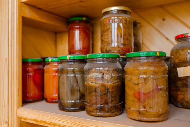 istock jars of cucumbers in the cellar 1392812705