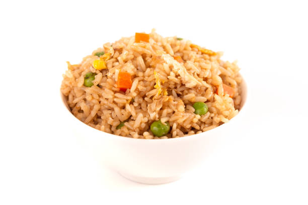 istock A Bowl of Vegetable Fried Rice Isolated on a White Background 1392828303