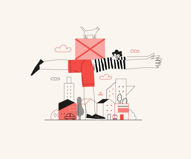 lean business plan construction example images Startup illustration. Concept of building new business Startup illustration. Flat line vector modern concept illustration of a young man, startup metaphor. Concept of building new business, planning and strategy, teamwork and management, company processes lean construction management stock illustrations