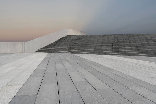 istock The empty terraces and steps of modern cities 1392838771