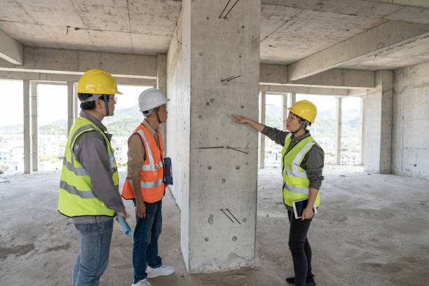 istock A team of three engineers inspected the work 1392842096