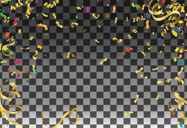 istock Bunches and groups of colorful helium balloons isolated on transparent background. 1392855573