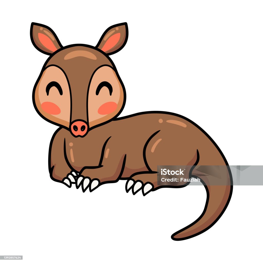 Cute Little Aardvark Cartoon Lying Down Stock Illustration - Download Image  Now - Aardvark, Africa, Animal - iStock