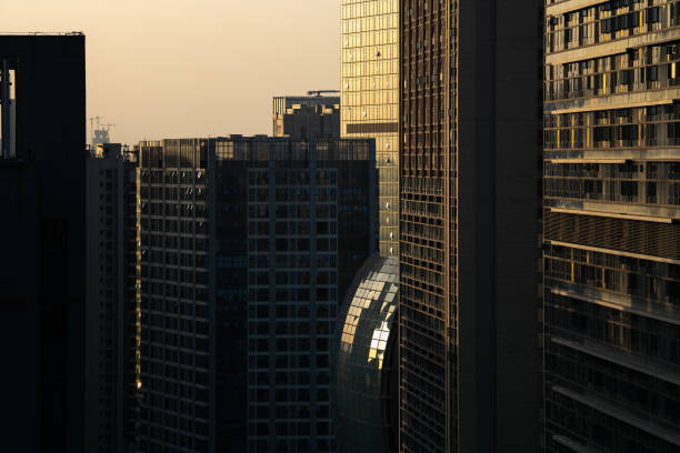 istock Chengdu City Skyline at dusk 1392872226