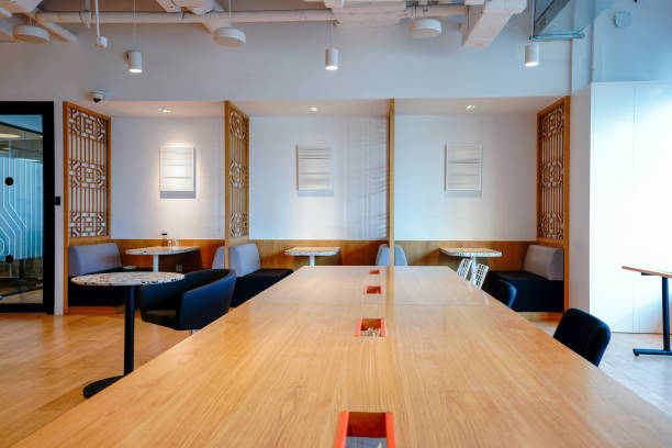 istock Interior of modern office lobby 1392879419