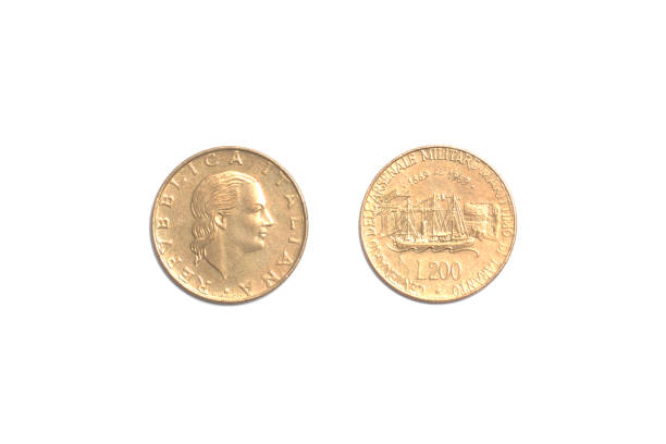 istock 200 Lire 1984, vintage corner, Italy 1392884185