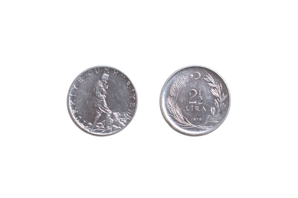 istock Old 2/1 Turkish Lira Coin 1392884232