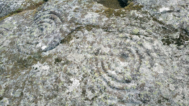 istock Petroglyph in Lugo province, Galicia, Spain. 1392884456
