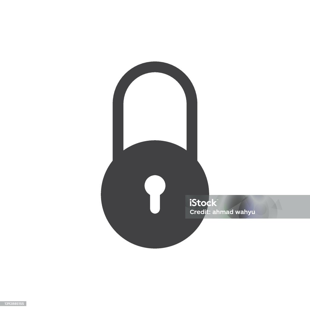 Vector Style Padlock Padlock Illustration Vector Design Stock Illustration - Download Image ...