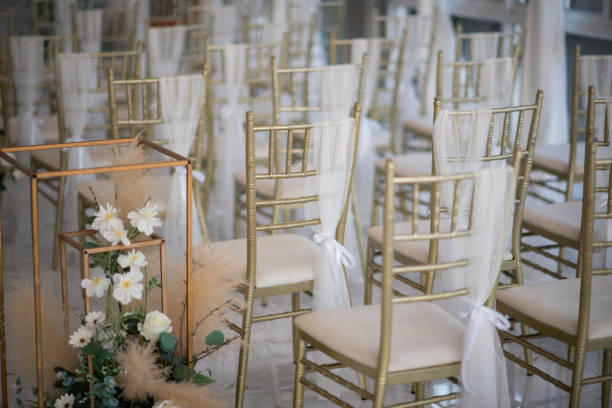 istock wedding chair decoration, event chair 1392888425