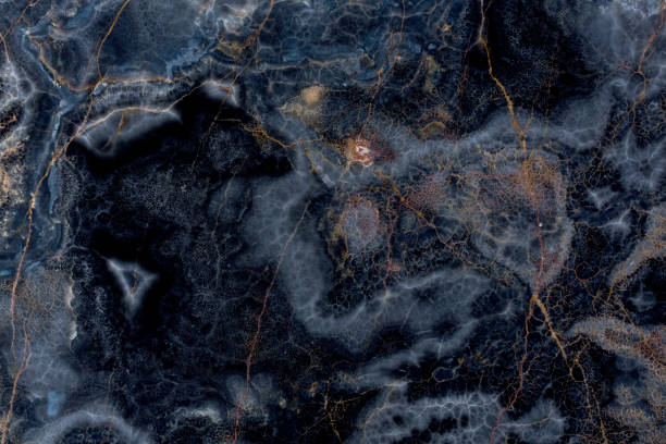 istock Contrast onyx background with dark blue tone. 1392890796