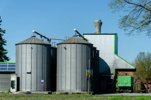 A grain elevator is an agrarian facility complex designed to stockpile or store grain