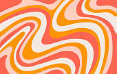 istock Abstract horizontal background with colorful waves. 1392898737