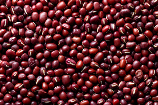 Background of dry adzuki red beans