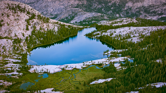 The colors of the fall seasom embrace the diverse landscape of the Teton Mountain Range