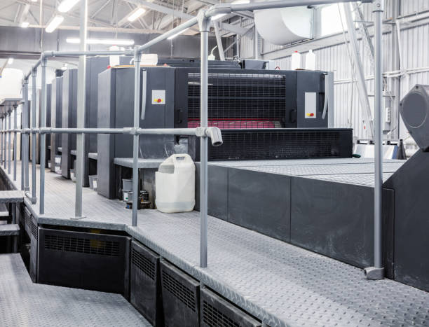 istock equipment for a print in a modern printing house 1392925088