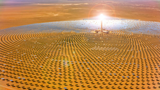 istock Crescent dunes solar energy project power station 1392927112