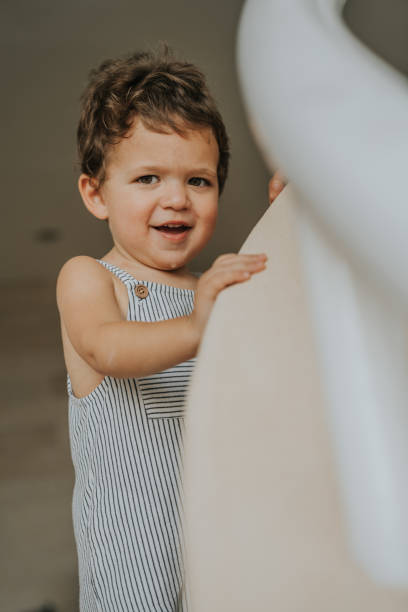 istock Little boy on stairs 1392929968