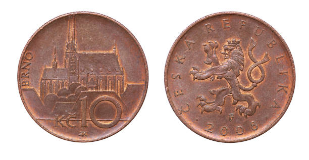 istock Coin 10 koruna. Czech Republic. 2008 1392940843