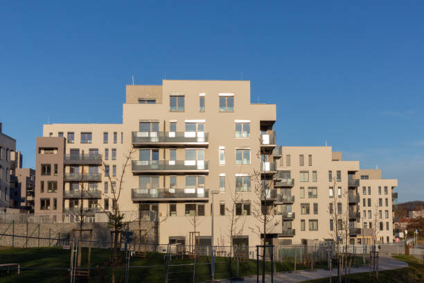 istock modern architecture residential building condominium appartments development 1392948111