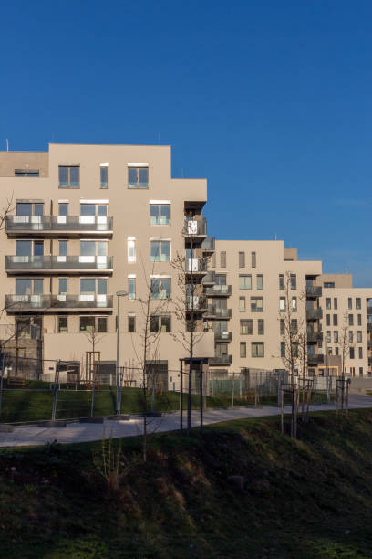 istock modern architecture residential building condominium appartments development 1392948117