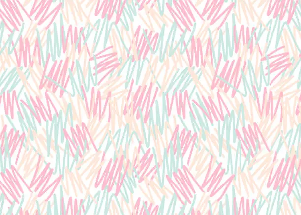 Vector illustration of Abstract wallpaper doodle seamless pattern