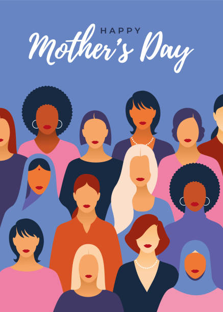 Mother's Day template for advertising, banners, leaflets and flyers. Stock illustration