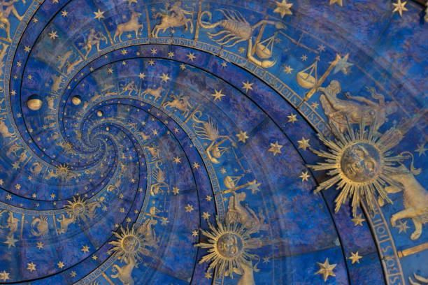 istock Astrology and alchemy sign background illustration 1392972052