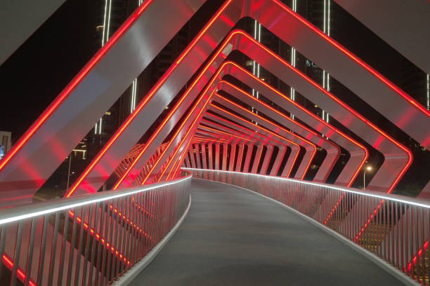 istock Corridor lighting of meta universe concept 1392984598