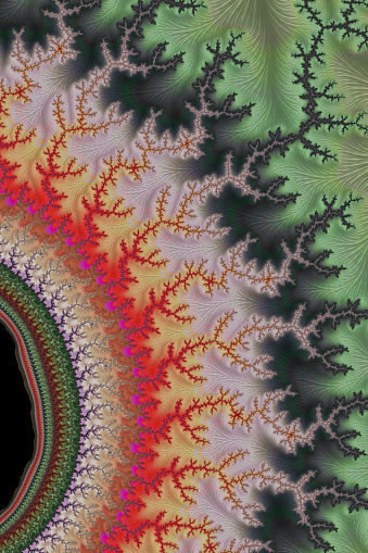 High resolution fractal background which patterns remind those of a magnified eye.