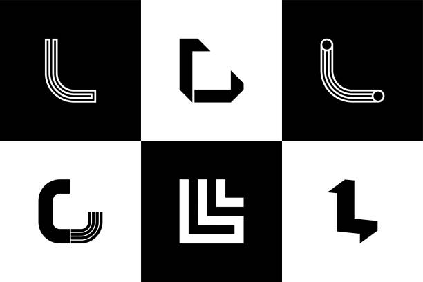 L Alphabet And Logo Design Stock Illustration - Download Image Now