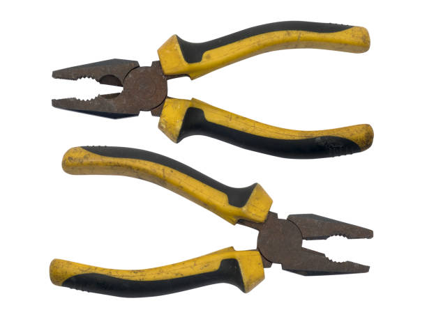 istock old iron pliers isolated on white background,Clipping path 1392988263