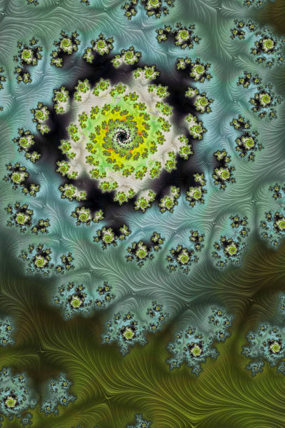 istock Green fractal 1392989373