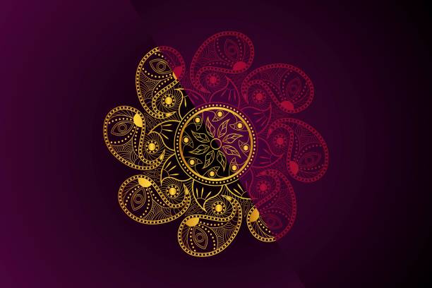 istock Luxury mandala background with golden arabesque pattern arabic islamic east style. Decorative mandala 1392991156