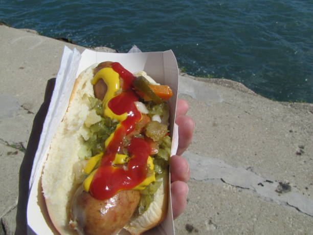 istock Delicious Hot Dog 1392991985