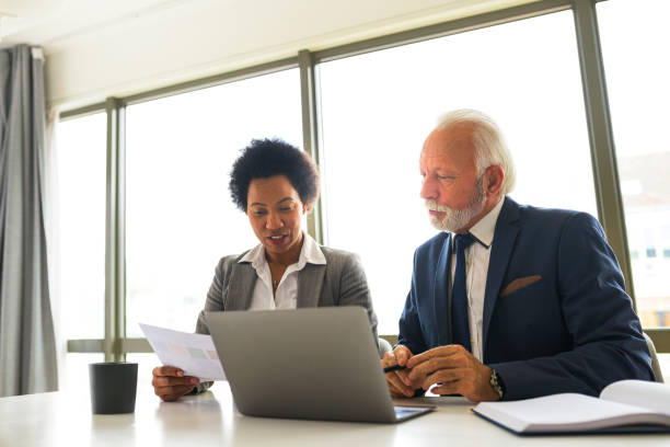 istock Business people making business plan at office 1393006980