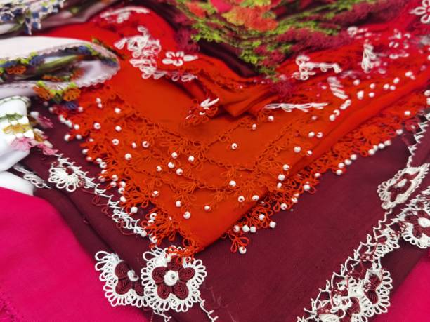 istock Headscarves in different sizes and colors 1393013691