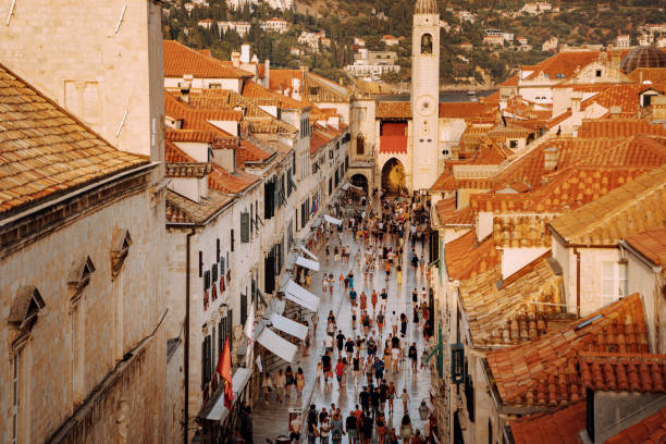 old town of Dubrovnik, Croatia stock photo