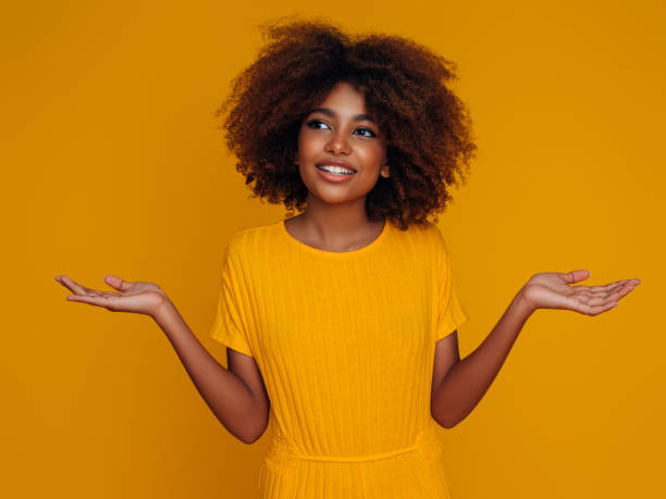 istock Beautiful girl with curly hairstyle 1393021374