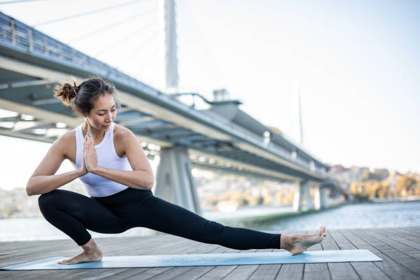 istock Build a stronger body and spirit by practicing yoga 1393027150