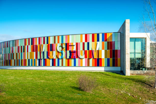 Raleigh,NC - USA - 03-27-2021: The Contemporary Art Museum ( CAM ) in downtown Raleigh NC Warehouse District