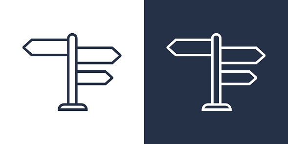 Navigation Line Icon