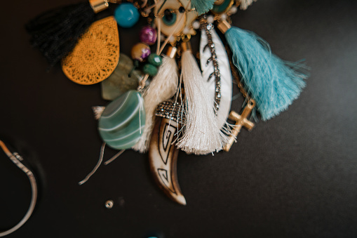 Close up shot of Hand made jewelry, small business ideas